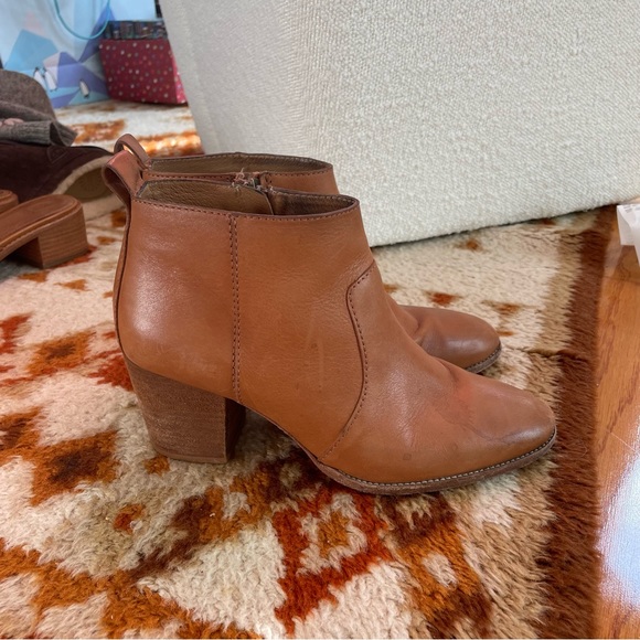 Madewell The Brenner Boot in Brown Leather SZ 8 | Leather Booties - Picture 6 of 14
